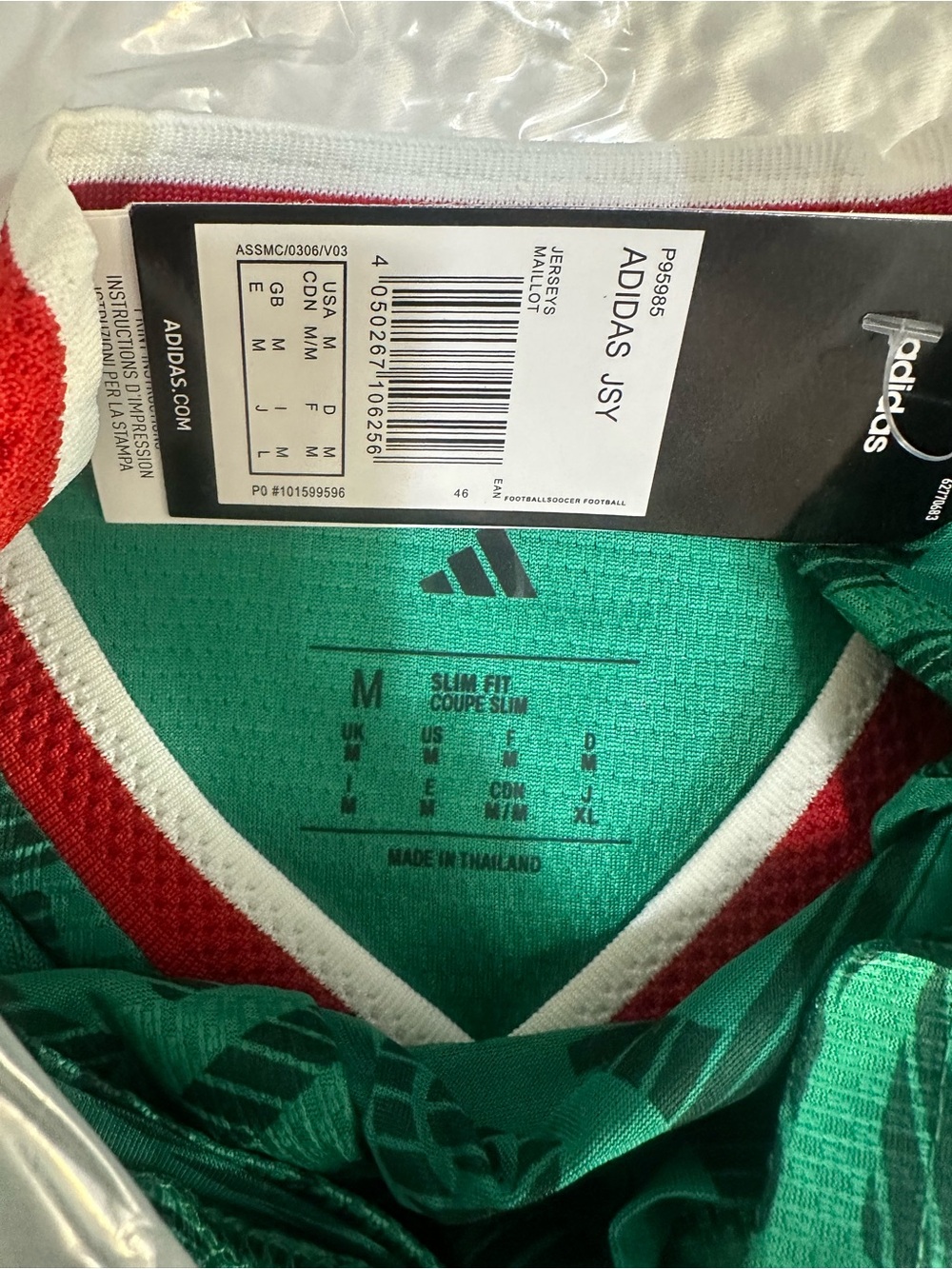 adidas Mexico Home Jersey # 19 G. Mora Player Version WORLD CUP MEXICO Authentic - Picture 8 of 9